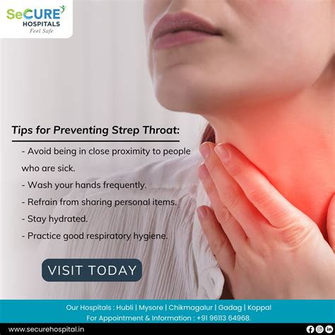 Preventing strep throat
