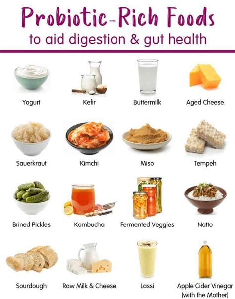 Probiotic-rich foods