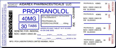 propranolol migraines