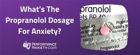 propranolol special considerations