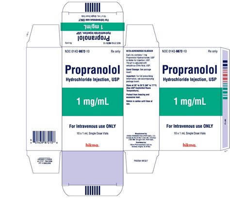 propranolol uses