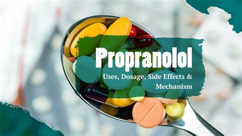 Propranolol uses