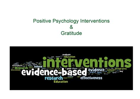 Psychological Interventions