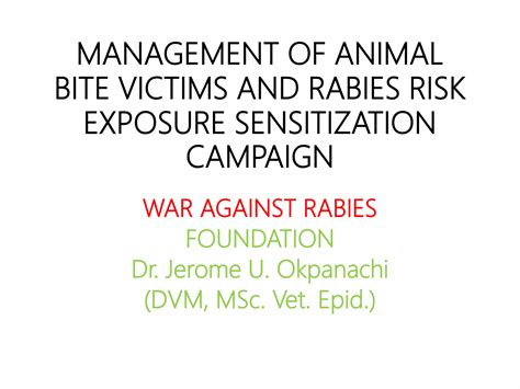 rabies prophylaxis