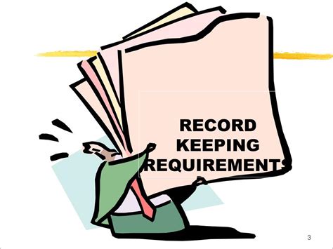 Record Keeping Requirements