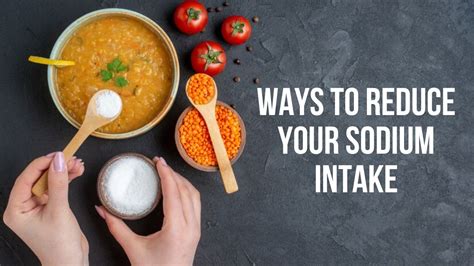 Reducing sodium in favorite foods