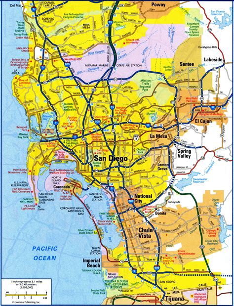 San Diego City Maps