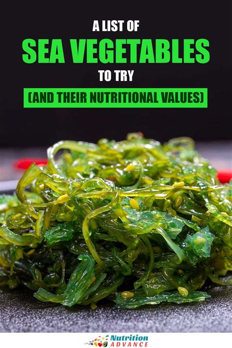 sea vegetables