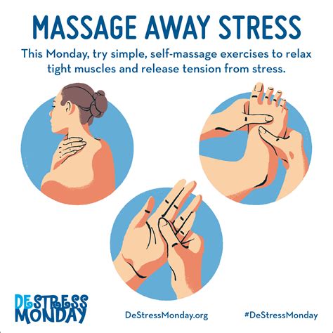 Self-massage for relaxation