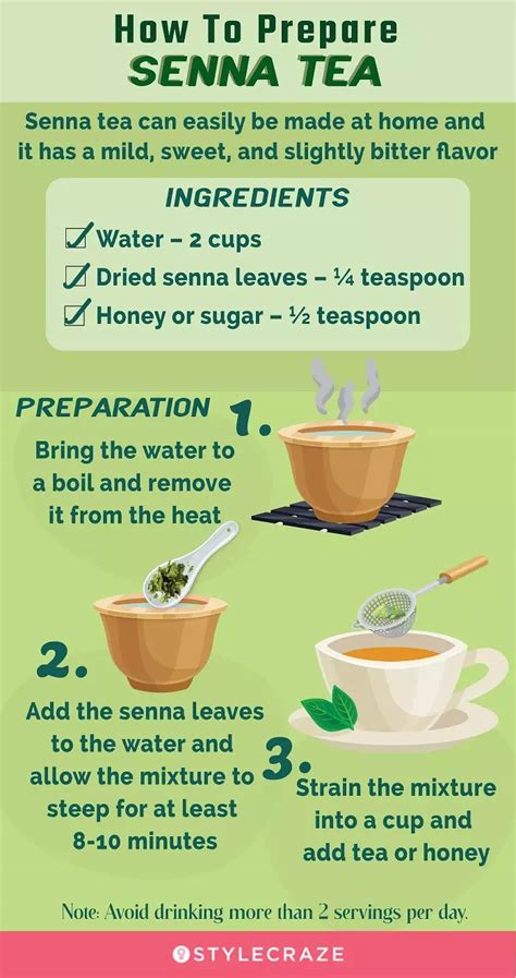 senna tea preparation