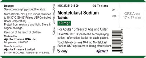 side effects of montelukast 10mg