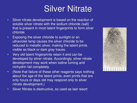Silver Nitrate Risks