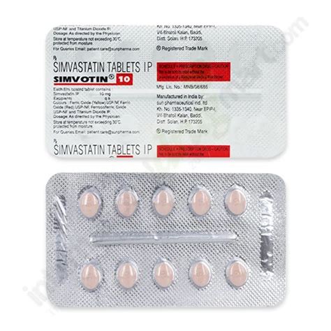 Simvastatin 10mg Tablets