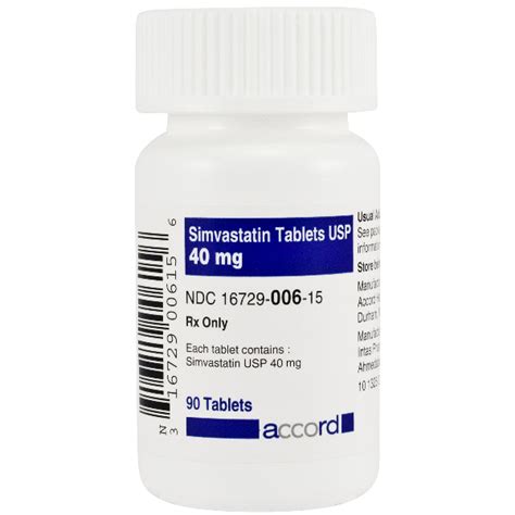 Simvastatin 40mg Conclusion