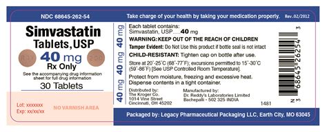 Simvastatin 40mg Dosage