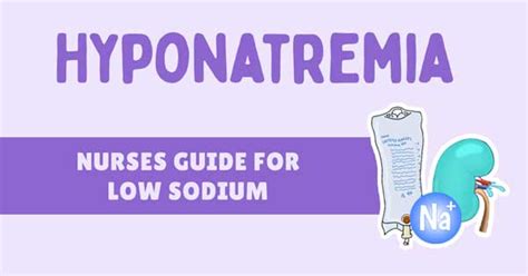 Sodium Level Tips