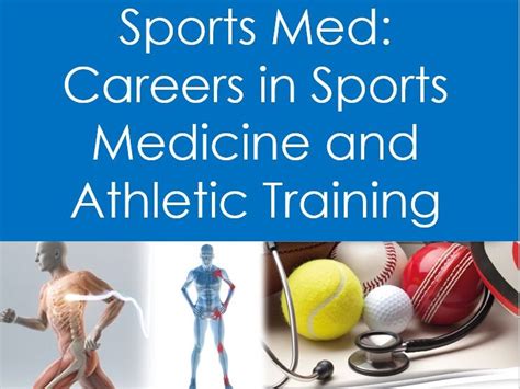 sports medicine careers