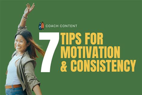 staying motivated and consistent