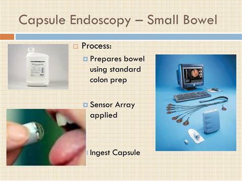 steps involved in capsule endoscopy procedure