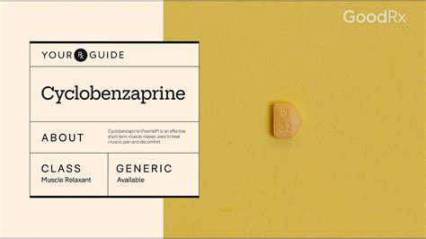 Steps for Taking Cyclobenzaprine