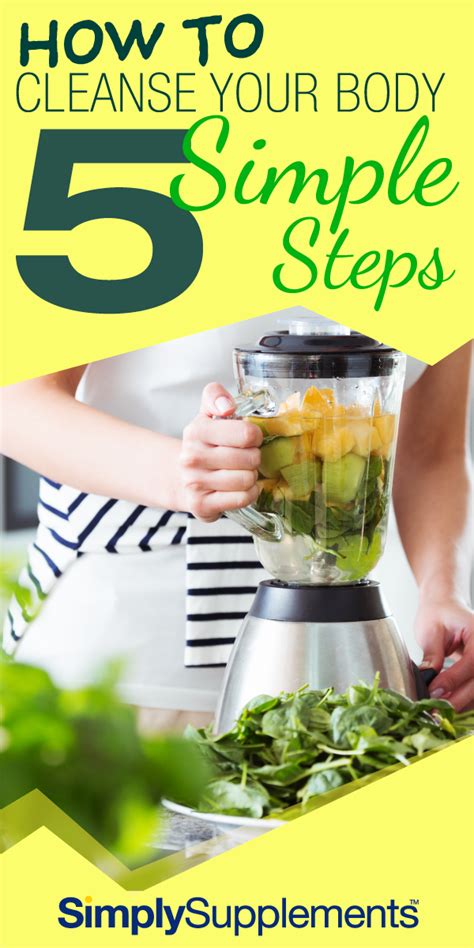 steps to body cleanse