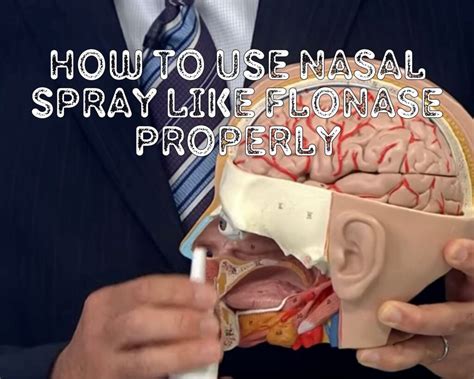 Steps for Using Fluticasone Nasal Spray