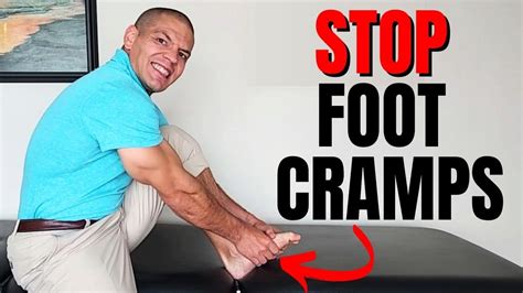 Stop foot cramps