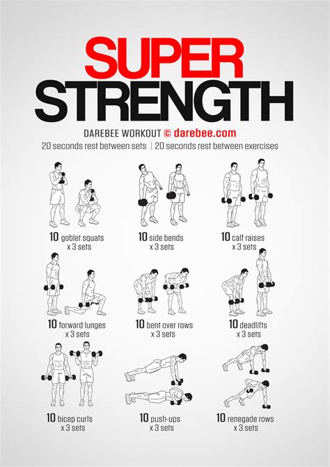 Strength Training Workout Exercises