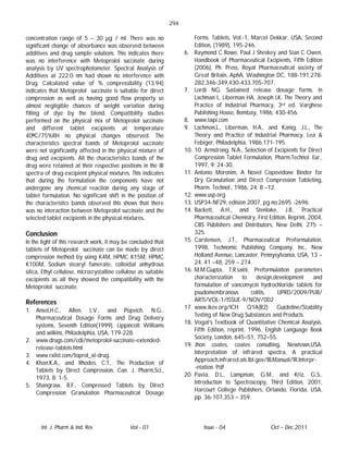 Succinate conclusion and next steps