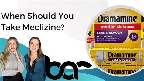 Steps for taking Meclizine