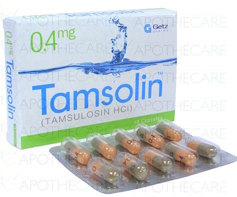 Tamsulosin Cap 0.4mg Mechanism of Action