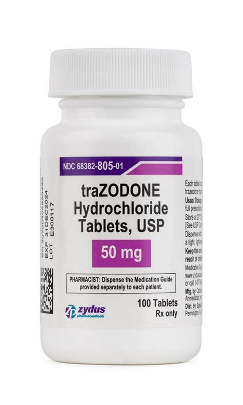 Trazodone medication