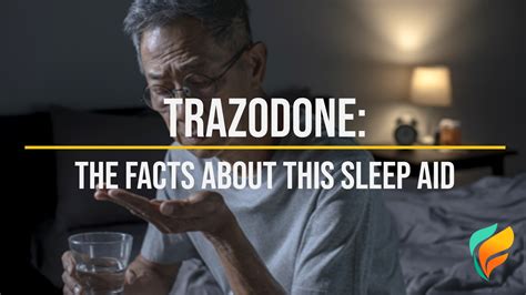 Trazodone for sleep aid