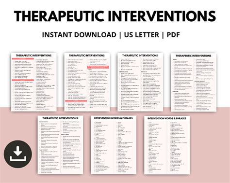 Treatment and Intervention