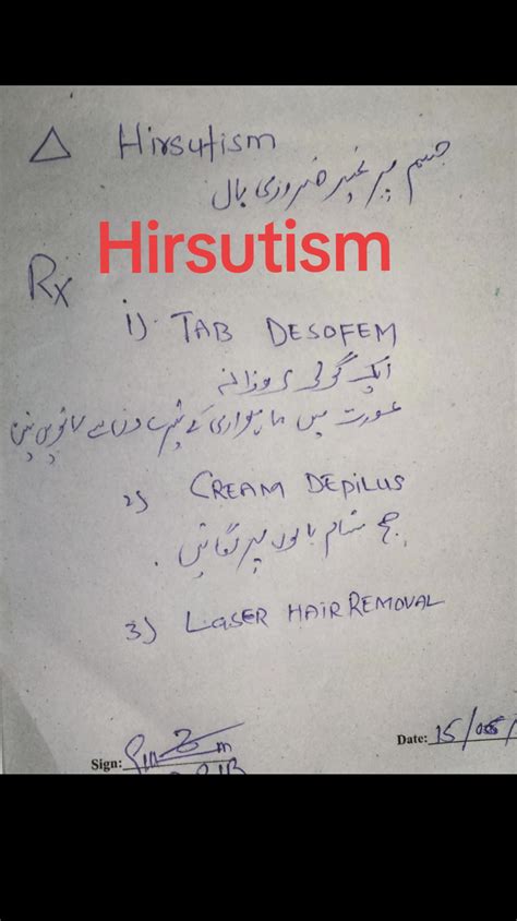 Treatment Options for Hirsutism
