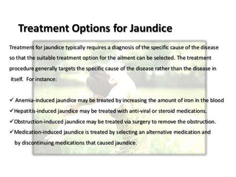 Treatment Options for Jaundice