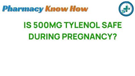 Tylenol Pregnancy Guidelines