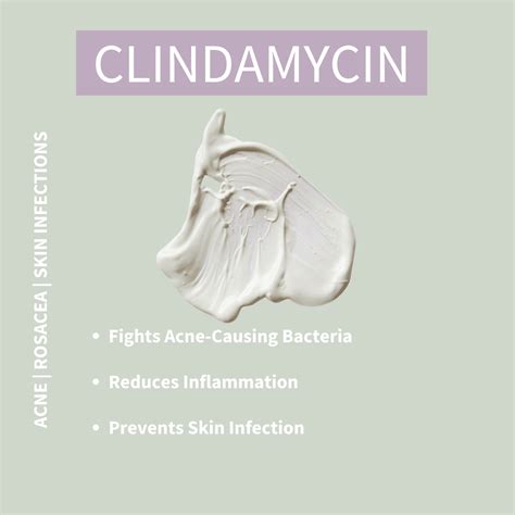 types clindamycin acne treatment