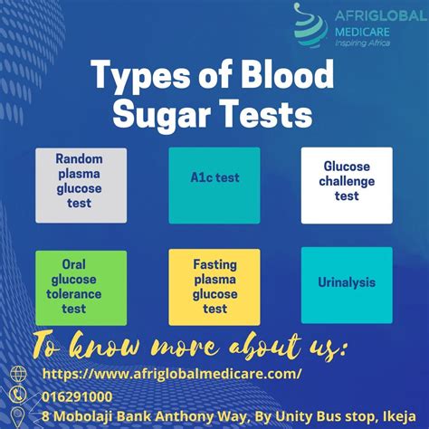 types of blood sugar tests