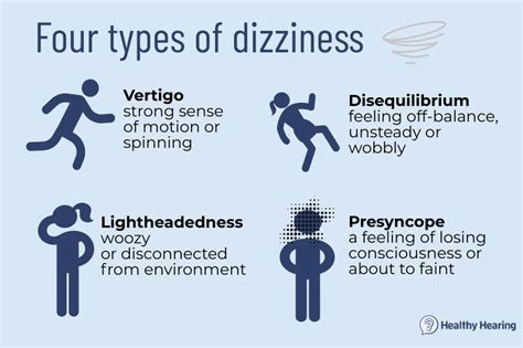 types of dizziness