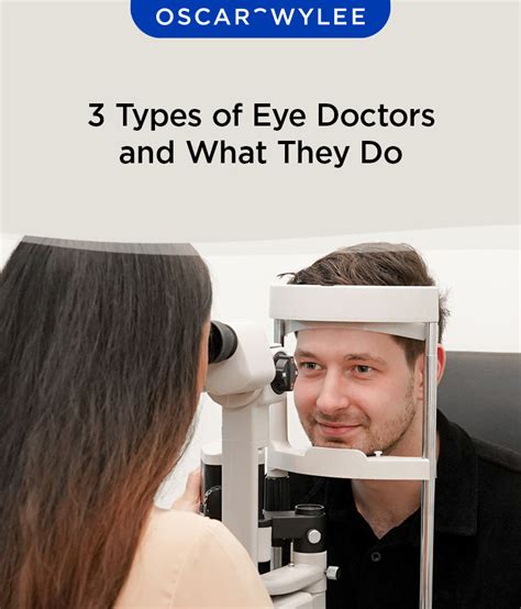 types of eye doctors