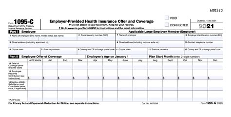 Types of IRS Form 1095