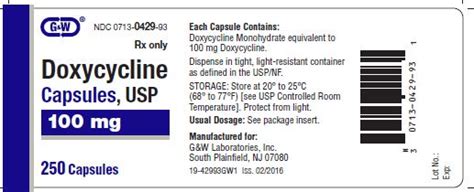 Uses of Doxycycline Mono 100mg Cap