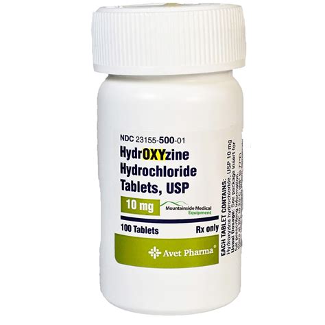 uses of hydroxyzine hcl 10mg