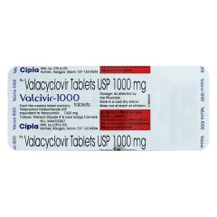Valacyclovir 1gm Interactions