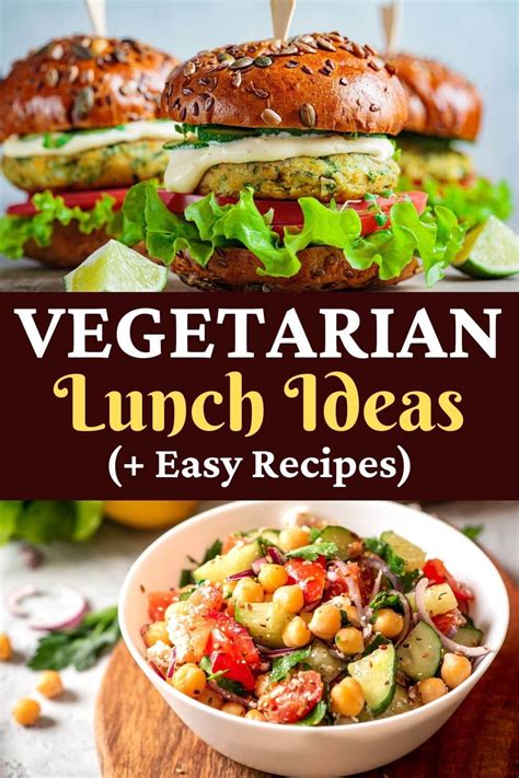 vegetarian lunch ideas