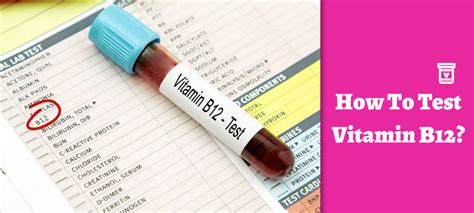 Vitamin B12 test tips