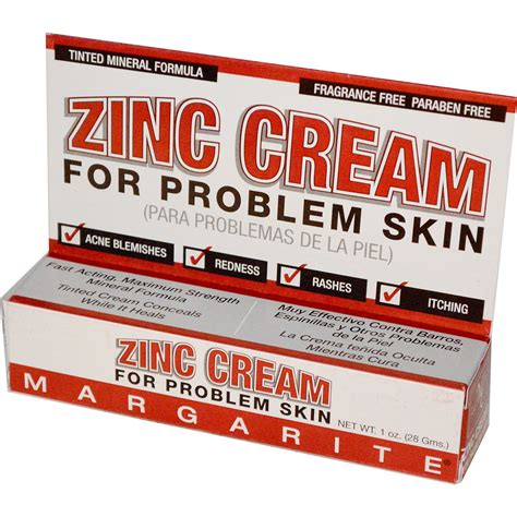 zinc cream benefits
